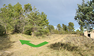 Camí a l'ermita de Sant Jordi, Sant Llorenç de la Muga